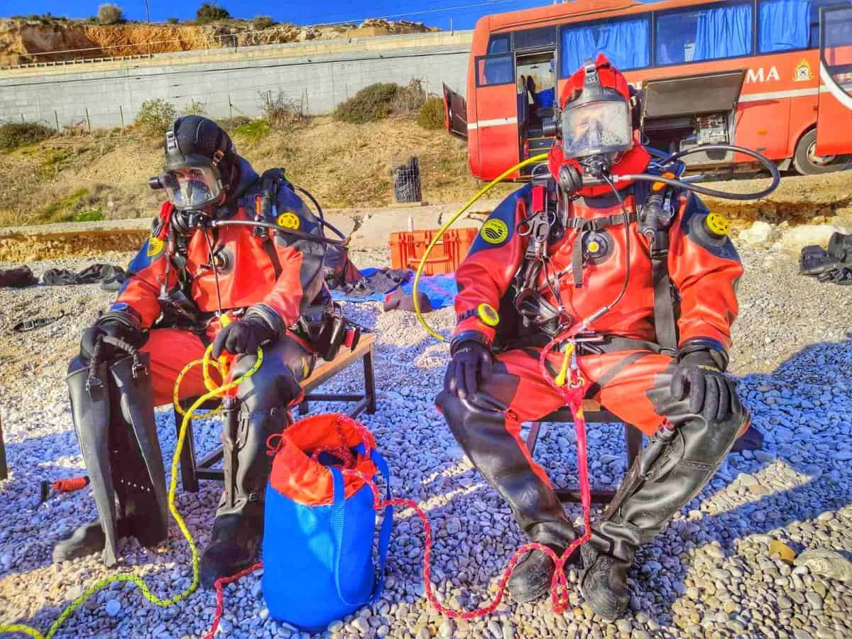 Eκπαίδευση των Ομάδων Υποβρυχίων Διασώσεων του Πυροσβεστικού Σώματος