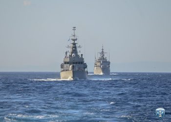 Εκπαιδευτικές βολές μονάδων του Πολεμικού Ναυτικού