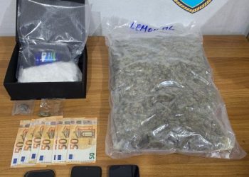 Μαντούδι: Εντοπισμός και κατάσχεση άνω του 1kg ακατέργαστης κάνναβης και 278gr κοκαΐνης