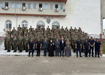 Έβρος: Συγκίνηση στον αγιασμό των νέων συνοριοφυλάκων στη Σχολή Δοκίμων Αστυφυλάκων Διδυμοτείχου