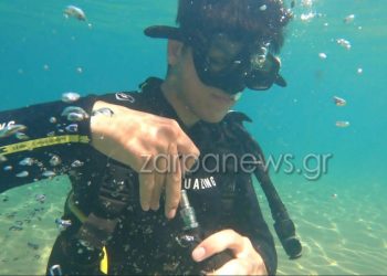 Σπάνιο και συγκλονιστικό: Τυφλός νεαρός από την Κρήτη έγινε πιστοποιημένος δύτης και παραδίδει μαθήματα ζωής μέσα και έξω από τον βυθό | Photos